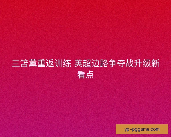 三笘薰重返训练 英超边路争夺战升级新看点